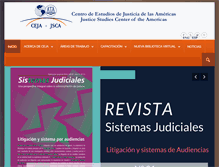 Tablet Screenshot of cejamericas.org